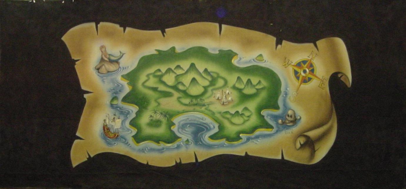 Peter Pan Map Gauze main image